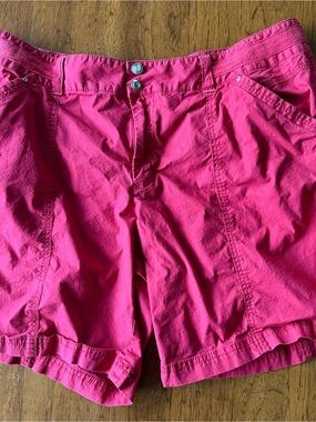 Women's Red  Casual Shorts